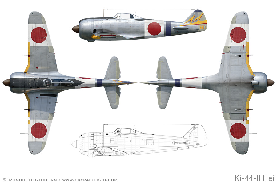 aircraft profile art osprey aircraft of the aces ki 44 tojo