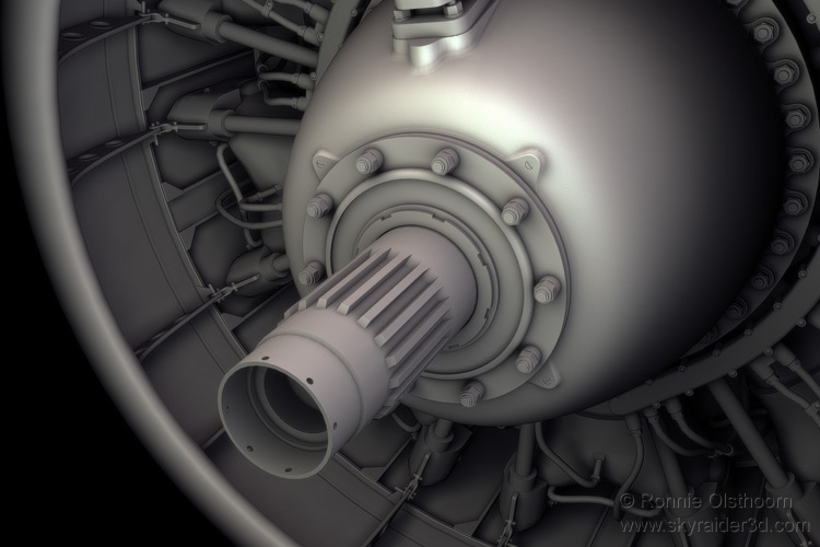 R-2800-8W engine detail