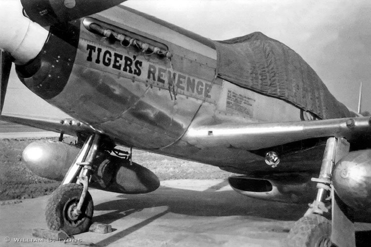 Photograph of the real Tiger's Revenge aircraft