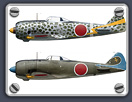 Ki-44-II Hei side profile views