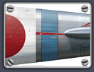Ki-44-II Otsu side profile detail