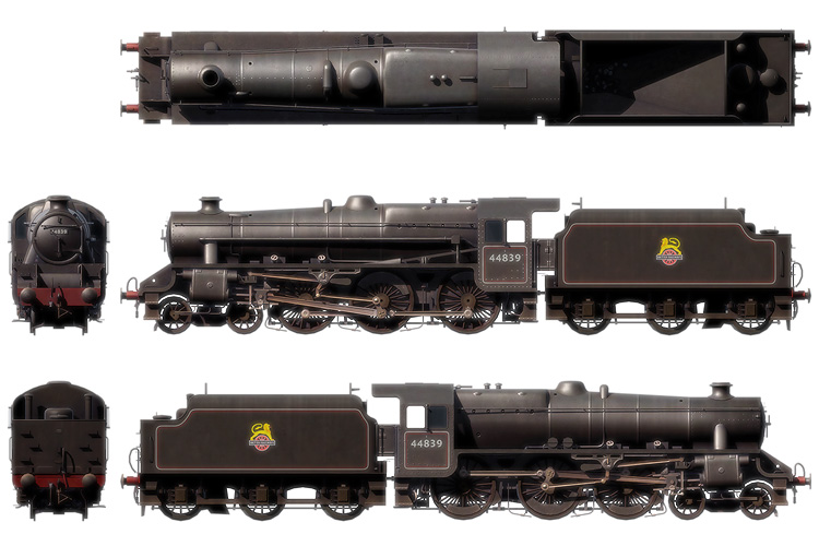 Black Five ortho views