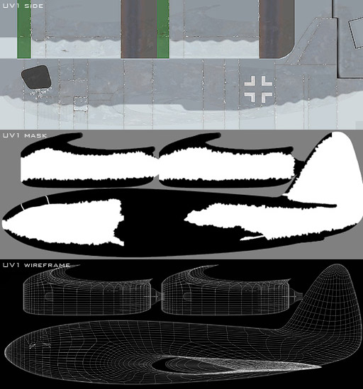 UV Channel 1 textures